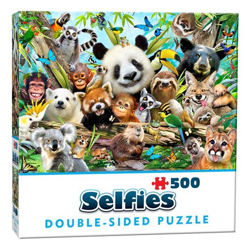 Puzzle Selfie Double Face Jungle