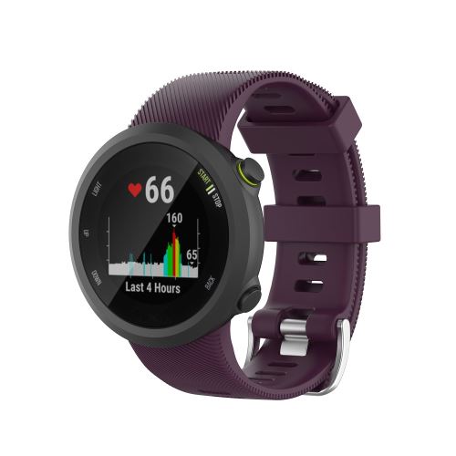 Générique Violet Bracelet En Silicone Pour Votre Garmin Forerunner 45/45S