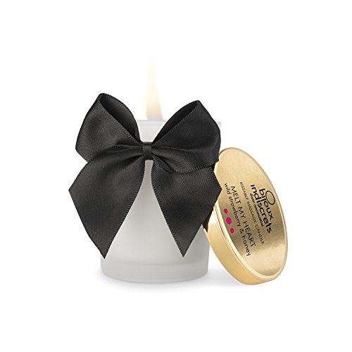 BIJOUX INDISCRETS Melt My Heart - Bougie & Huile De Massage Parfumée, Fraise Sauvage, 70 ml