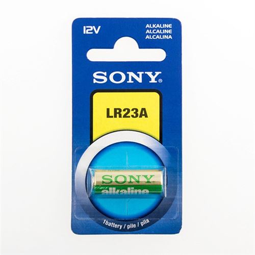 Pile alcaline LR23A tension 12V de Sony