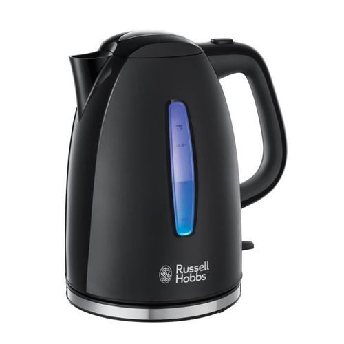 Russell Hobbs Noir Ultra Brillant/Mat 22591-70 - Bouilloire Textures Plus - 1,7L - 2400 W - Noir - Image 1