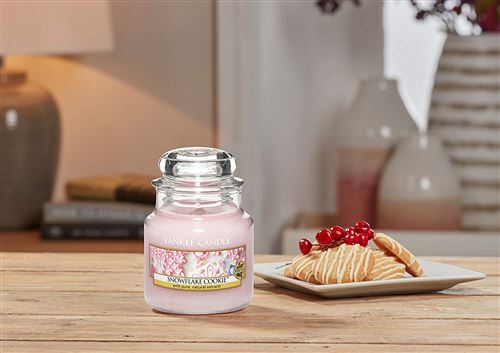 Yankee Candle bougie petite jarre, « Flocons sucrés »