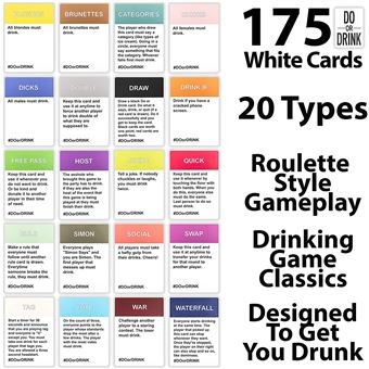 Jeu de cartes Party pour adultes Jeux à boire amusants avec 350