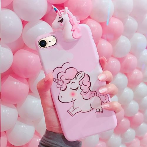 iPhone 8 Coque Protection TPU licorne Rose ALS54091
