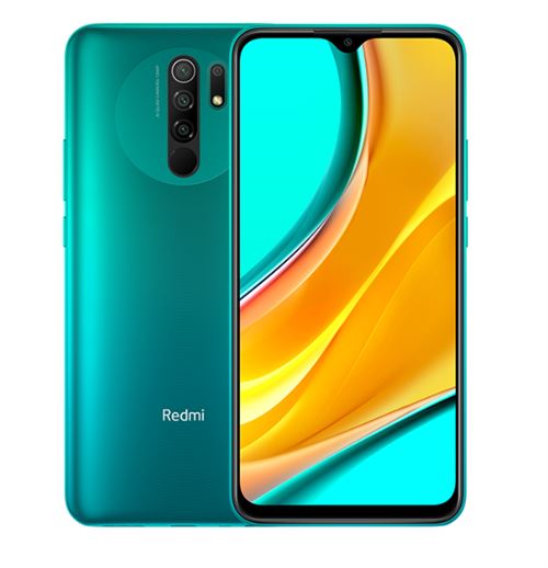 Xiaomi Redmi 9 Smartphone 4GB RAM 64GB ROM Téléphone Portable,6.53 Version Globale-Vert Rivage (NO NFC)