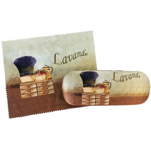 Boite pour lunettes Lavande