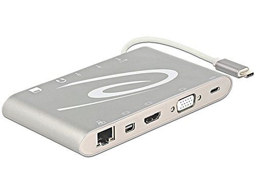 DeLOCK 87298 USB 3.0 (3.1 Gen 1) Type-C hub & concentrateur - hubs & concentrateurs (USB 3.0 (3.1 Gen 1) Type-C, Argent)