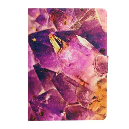 Etui en PU + TPU texture marbre avec support et porte-cartes style D pour votre Samsung Galaxy Tab A 10.1 (2019) T510