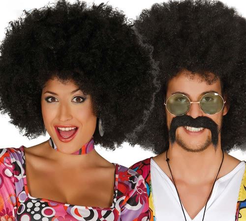 Perruque bouclées Afro noire