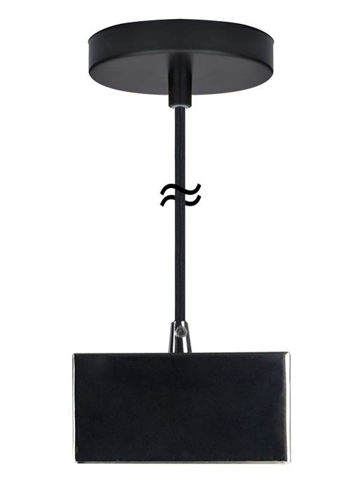 SEGULA 50578 Lampe suspension Reno S14 2,0 m Noir