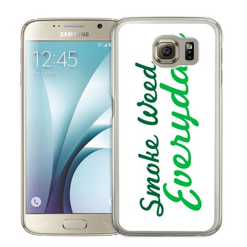 Coque pour Samsung Galaxy S6 Edge smoke weed everyday
