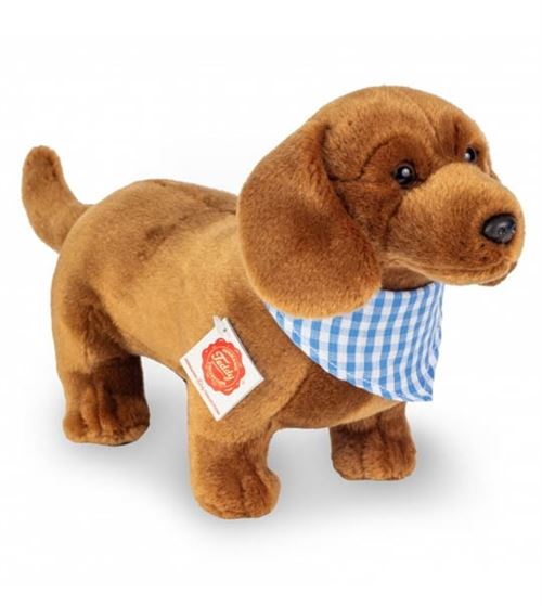 Peluche chien teckel Hermann 32 cm