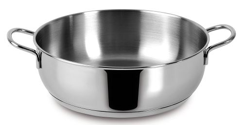 Lagostina Every Casserole à Deux Poignées Acier Inoxydable Diamètre 24 cm