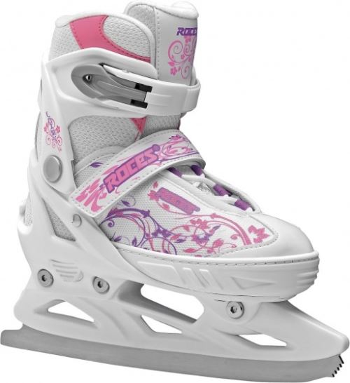 Roces patins de hockey Jokey filles blanc taille / rose 30-33