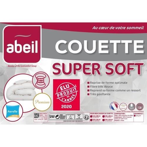 couette couette chaude supersoft 140x200cm