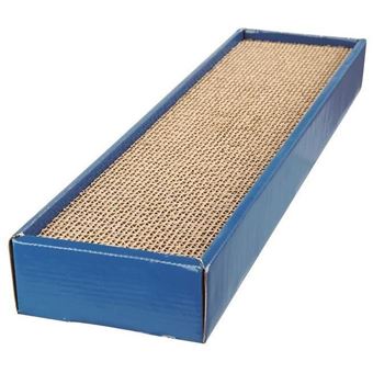 TRIXIE Plaque griffoir Scratchy - Bleu - Pour chat - 1