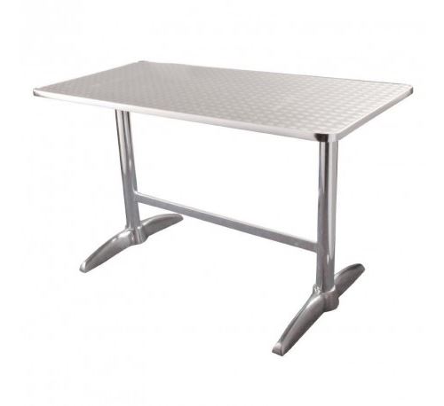 Table rectangulaire à deux pieds Bolero 1200 mm - 1200