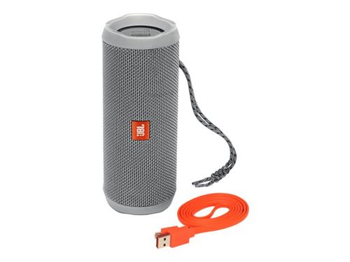 JBL Flip 4 - Haut-parleur - pour utilisation mobile - sans fil - Bluetooth - 16 watt - gris