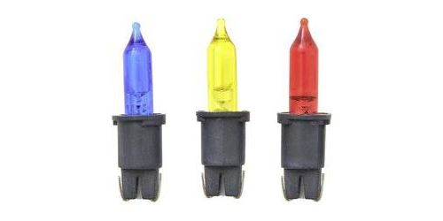 Lot de 5 ampoules de rechange multicolores 0,98W Konstsmide