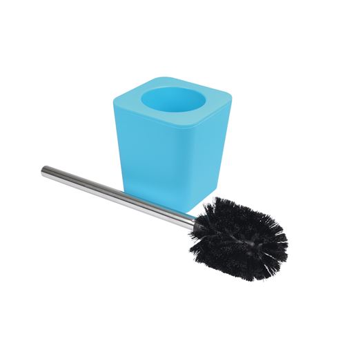 brosse wc plastique effet soft touch vitamine bleu ocean