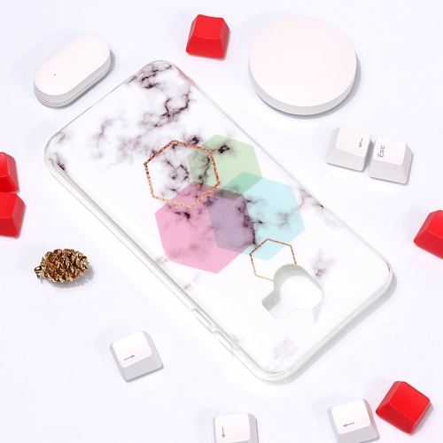 Galaxy J4 (2018) Coque Protection Tpu Marbré Als89460