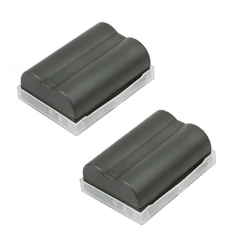2x Batterie EN-EL3e ENEL3E Qumox 7.4v / 1800 mAh pour Nikon D100 D200 D300 D300S D700 D70 D70S D80 D90