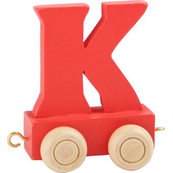 Legler lettre K du train rouge 6,5 cm - 1