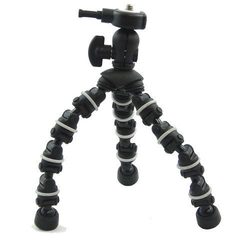 DynaSun W0304B Pack de Trépied Flexible Portable + Rotule + Plateau Rapide