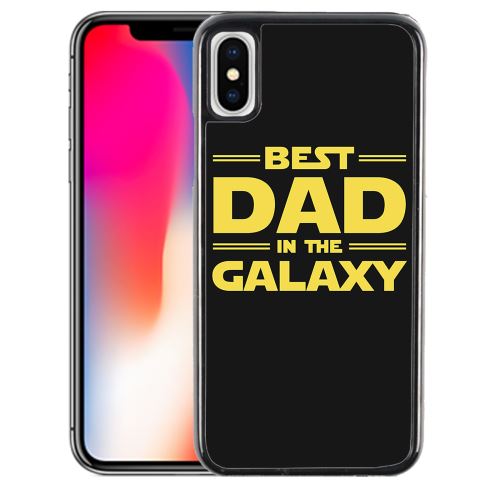 Coque pour iPhone XS star wars best dad in the galaxy
