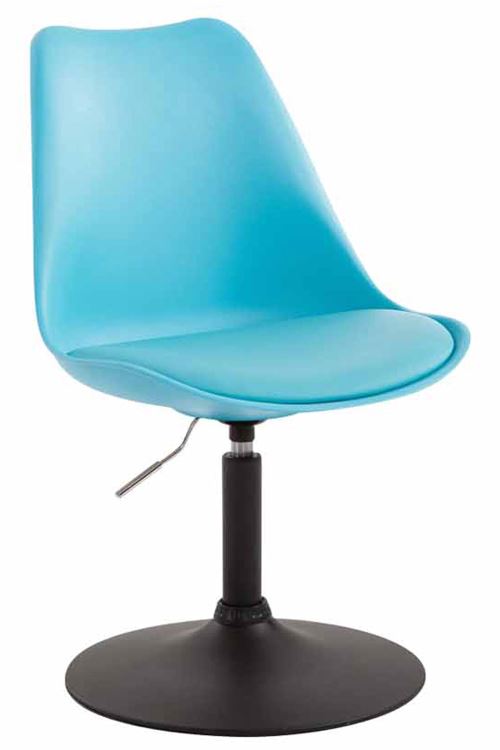 Chaise de Salle à manger Maverick , Noir/Bleu