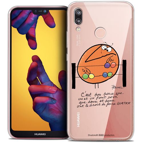 Coque Gel Huawei P20 LITE (5.84 ) Extra Fine Les Shadoks® - Mathématique