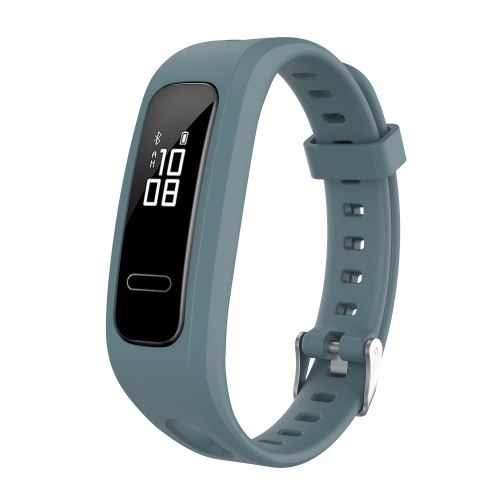 Bracelet en silicone Smartwatch pour HONOR BAND 4 Running/HUAWEI 3E/AW70 - Gris foncé