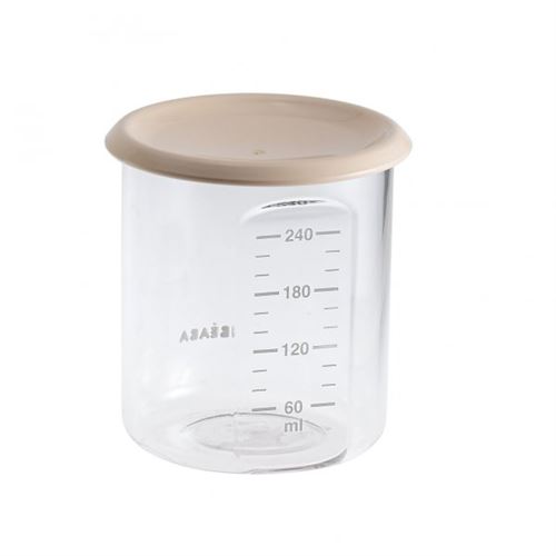 Pot de conservation maxi portion 240 ml nude - beaba