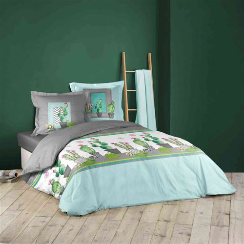Parure de lit Tropic Cactus 260x240 cm