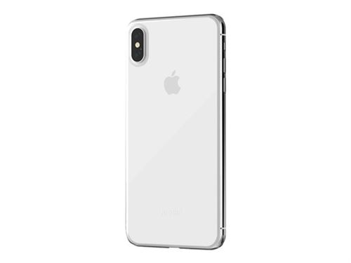 Moshi SuperSkin Exceptionally Thin - Achterzijde behuizing voor mobiele telefoon - flexible polymer - kristalhelder - voor Apple iPhone XS Max