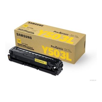 HP CLT-Y503L - À rendement élevé - jaune - original - cartouche de toner (SU491A) - pour ProXpress SL-C3010DW, SL-C3010ND, SL-C3060FR, SL-C3060FW, SL-C3060ND - 1