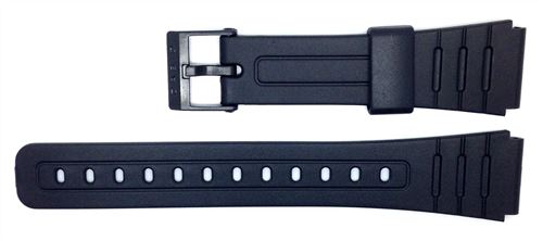 Casio Bracelet De Montre 71604002 pour F-105W, F-91W - Noir