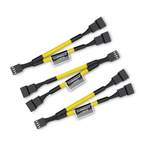 Noctua Jaune/Noir Cable Na-Syc1 Chromax