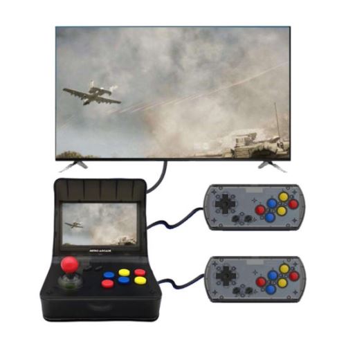 OHP Console de jeu A8 de jeux d'arcade rétro 3000 jeux de manettes classiques intégrés O