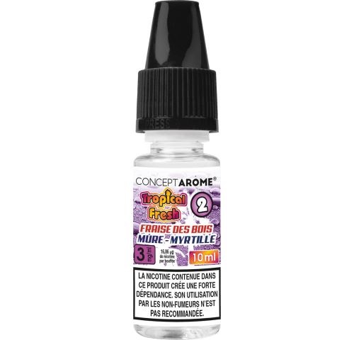 Conceptarôme - E-liquide Tropical Fresh N°2 – 3 mg.