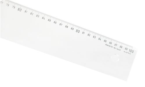 Aristo AR-1440 Règle 100cm Plexiglass Clair