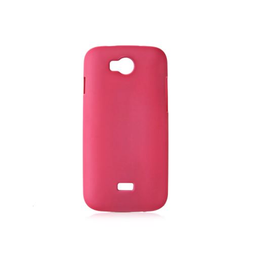 Coque rigide rose toucher gomme pour Wiko Cink Peax / Peax 2