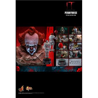 Hot Toys Pennywise – Figurine 1/6 (32 Cm) – IT Chapitre 2, édition Collector, Chef-d’œuvre Détaillé