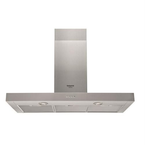 Hotte, Déco 90cm, Box, Inox, Aspiration Min/max 240/581 M3/h, Niveau So Hotpoint - Hhbs9.4flmx