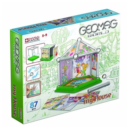Geomag world my house 87 pièces - jeu de construction