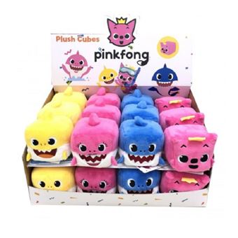 Peluche sonore cube Baby Shark 5 cm Modèle aléatoire