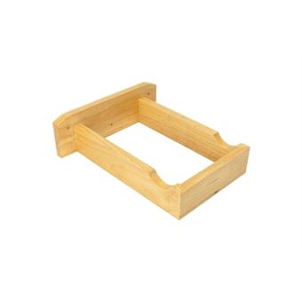 Support mural pour vélo suspendu en bois - 1