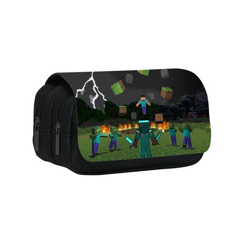 Trousse - Minecraft -2 compartiments- Multicolore (20x10x7.5cm) #26