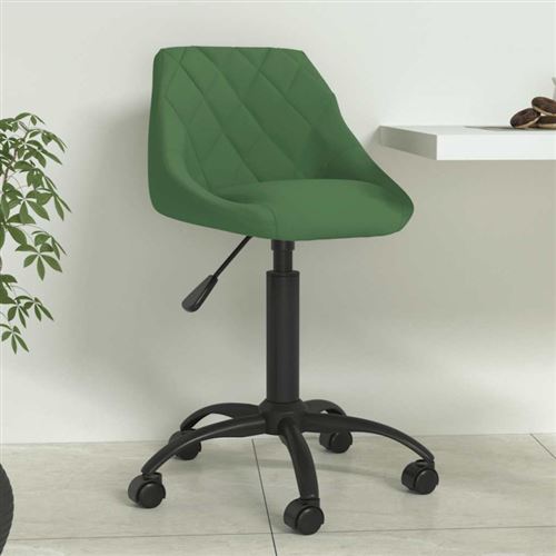 Vidaxl Vert Chaise De Salle À Manger - Velours Foncé - Image 3