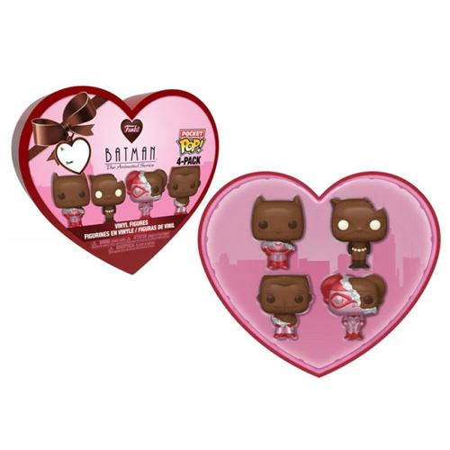 Coffret Pocket Pop - Dc Comics - Valentines 4Pk (Choc)